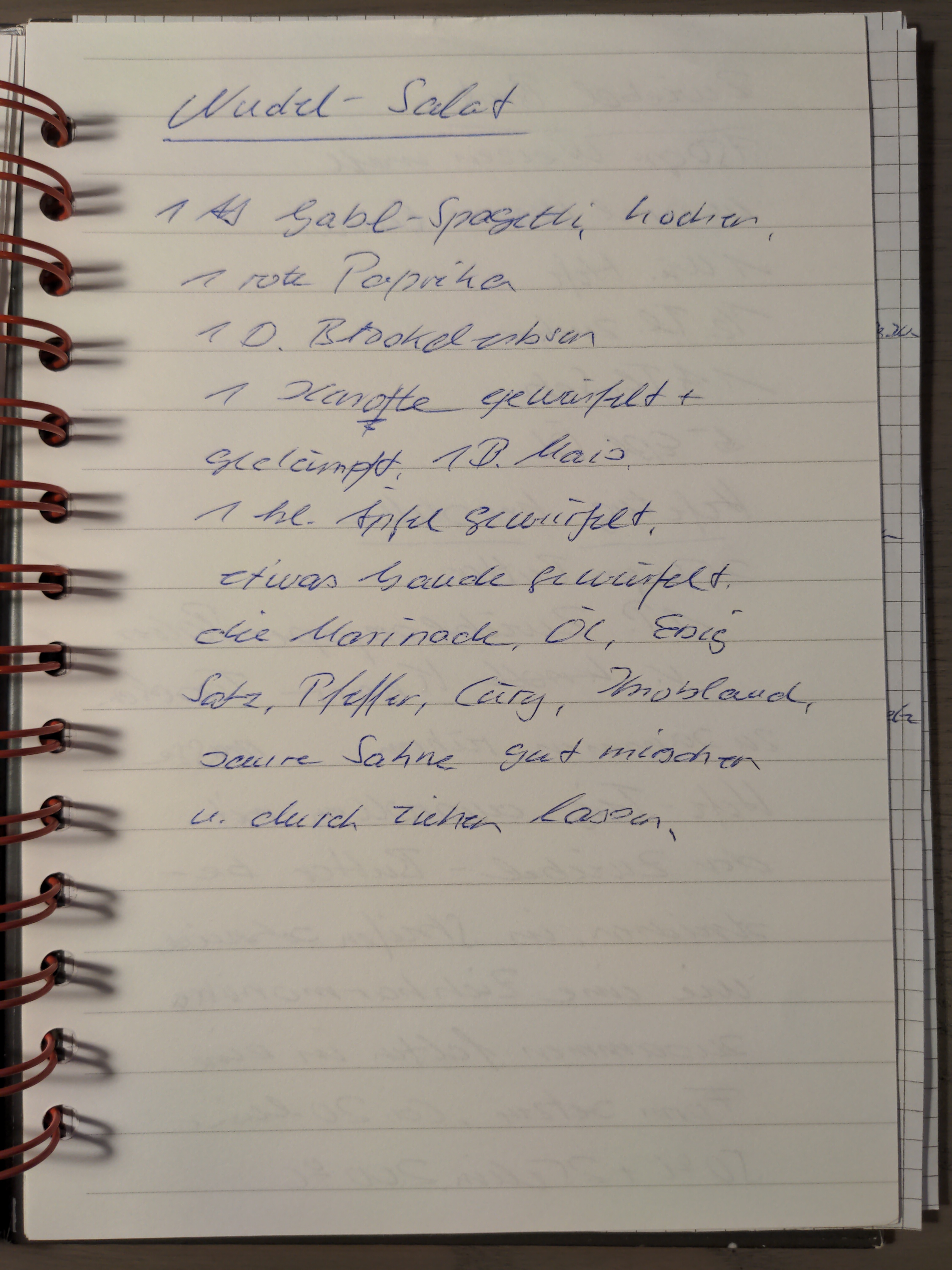 my grandmas handwritten version of this recipe